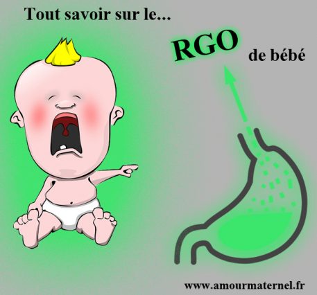rgo bébé reconnaitre, calmer, soigner, traiter.