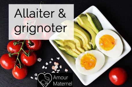 allaiter et grignoter avec des collations simples