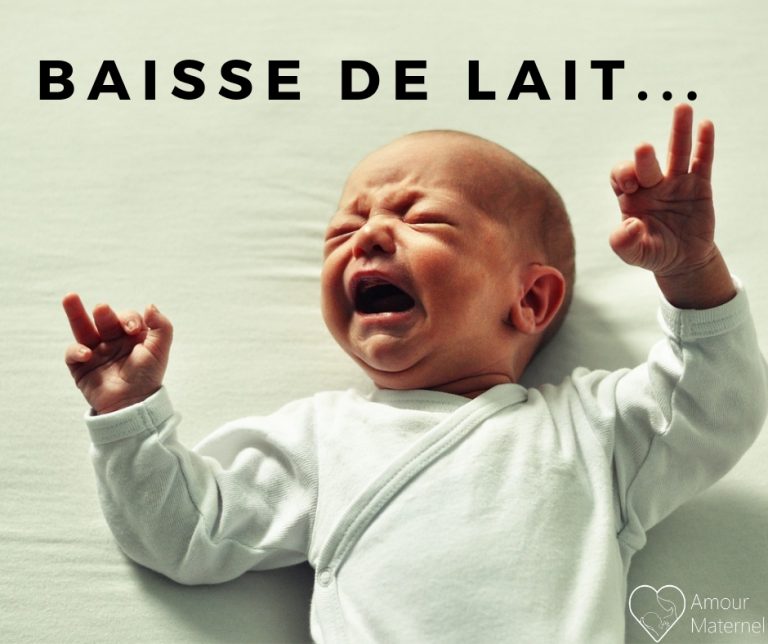 baisse de lait maternel