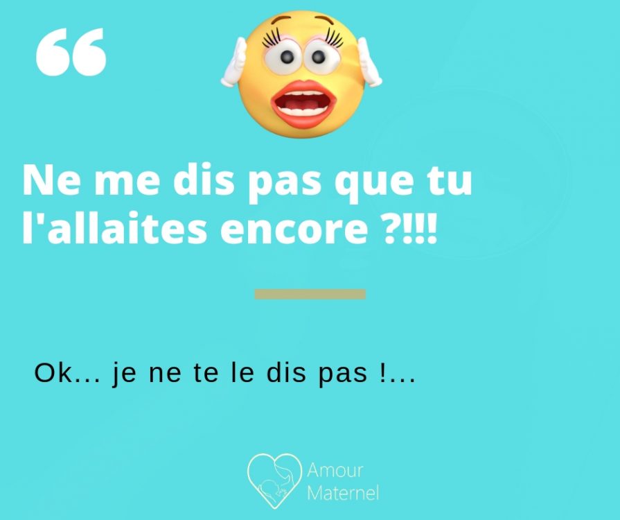 image allaitement humour