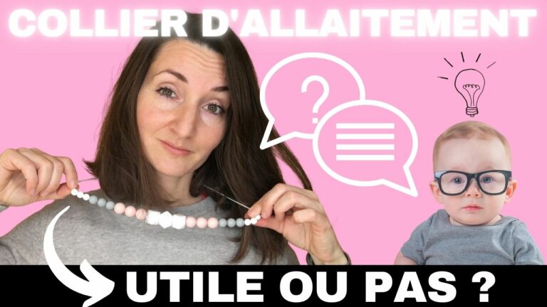 à quoi sert collier allaitement