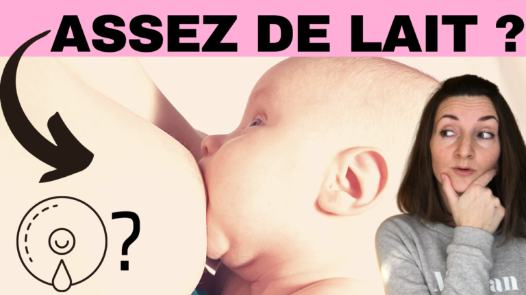 comment savoir si on a assez de lait