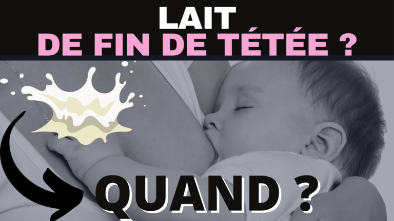 lait de fin de tétée