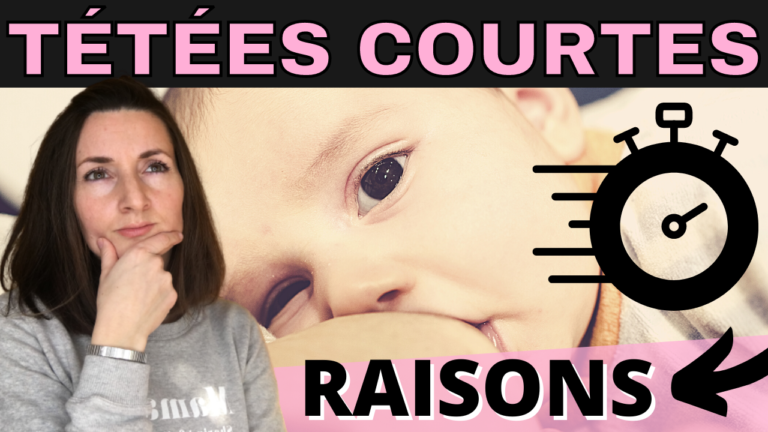 bébé ne tète pas longtemps