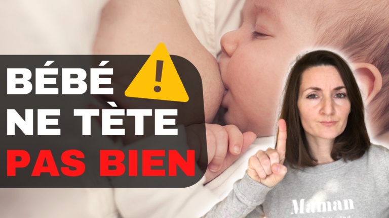 bébé ne tète pas bien