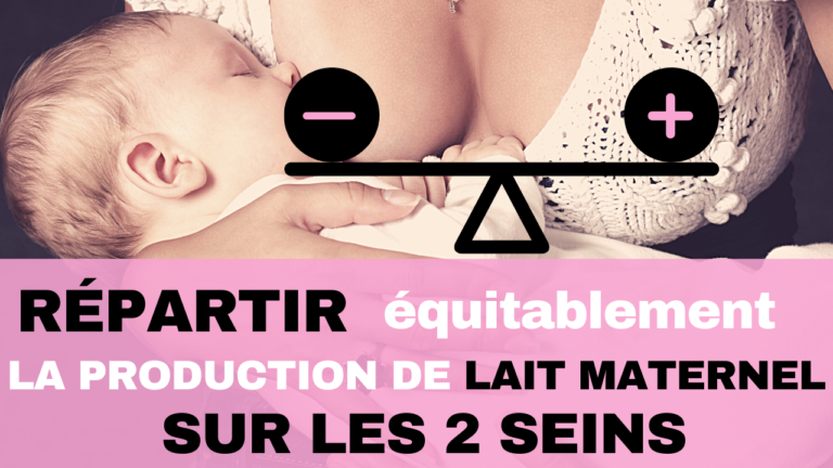 allaitement plus de lait