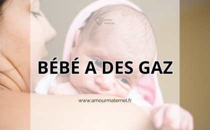 bebe allaitement gaz