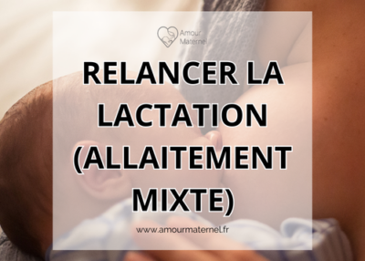 Lire la suite à propos de l’article Allaitement mixte : relancer la lactation